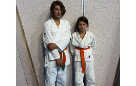 Noemie et Lorine qualifiées pour le championnat Auvergne/Rhône-Alpes Benjamines